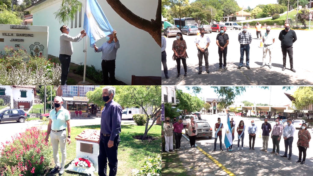 Acto oficial conmemorativo del Día de la Soberanía Nacional en Giardino