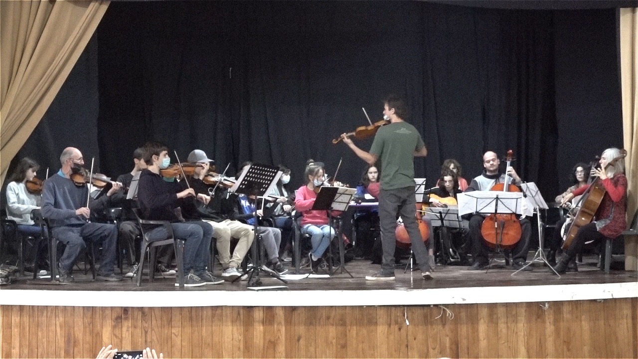 Primer Ensayo Abierto de la Orquesta Juvenil de Villa Giardino