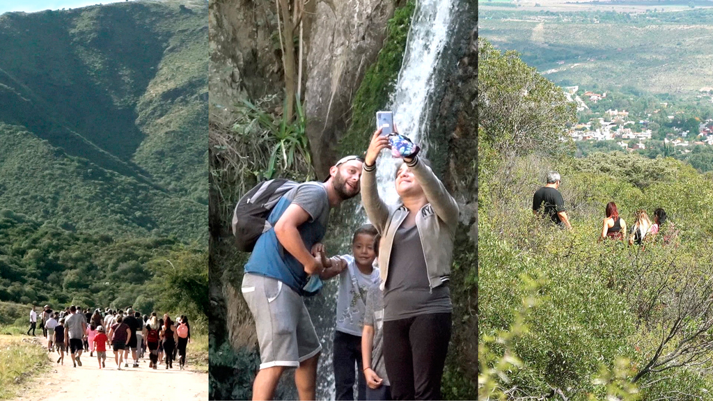 Cascada de Olmos: se afianzó como propuesta turística en Semana Santa