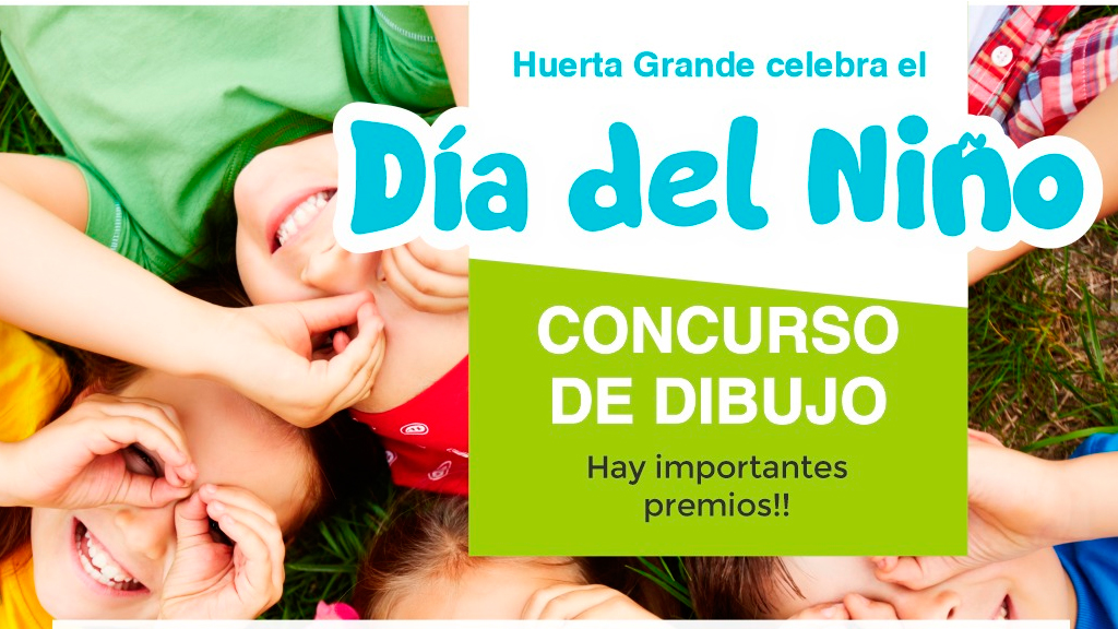 Huerta Grande: Sorteos con dibujos para el día del Niño