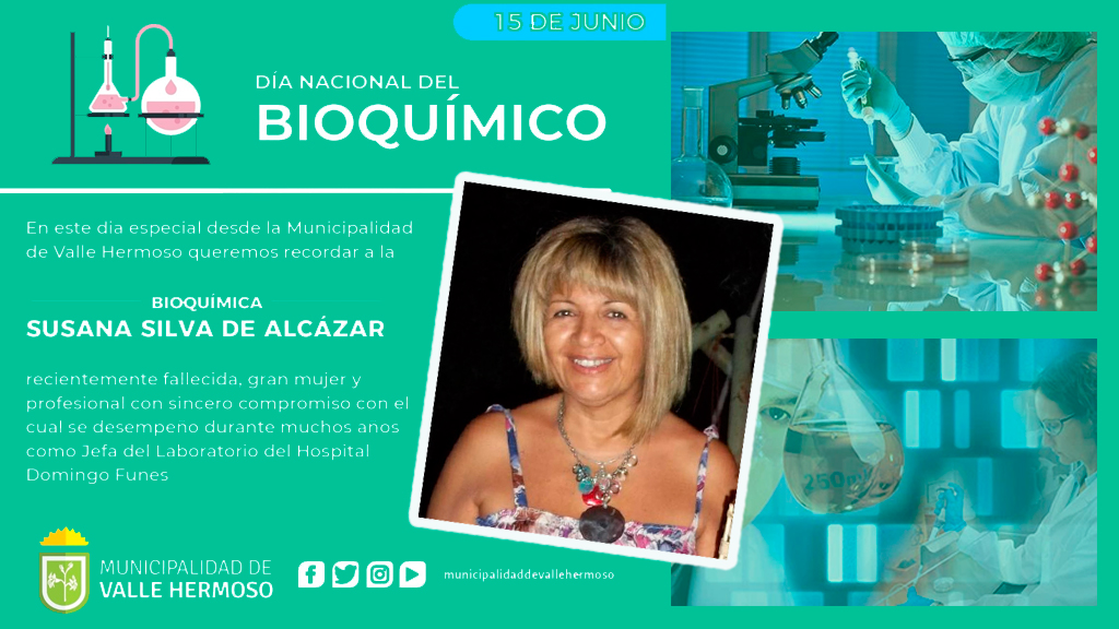 Valle Hermoso: Homenaje hacia los profesionales en bioquímica