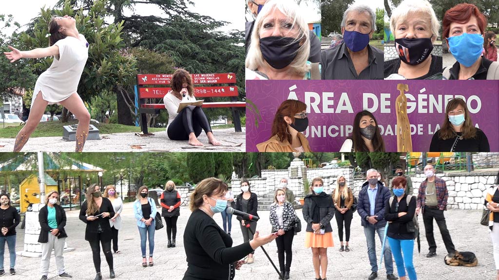 La Falda: Acto día de la mujer y reinauguración Banco Rojo