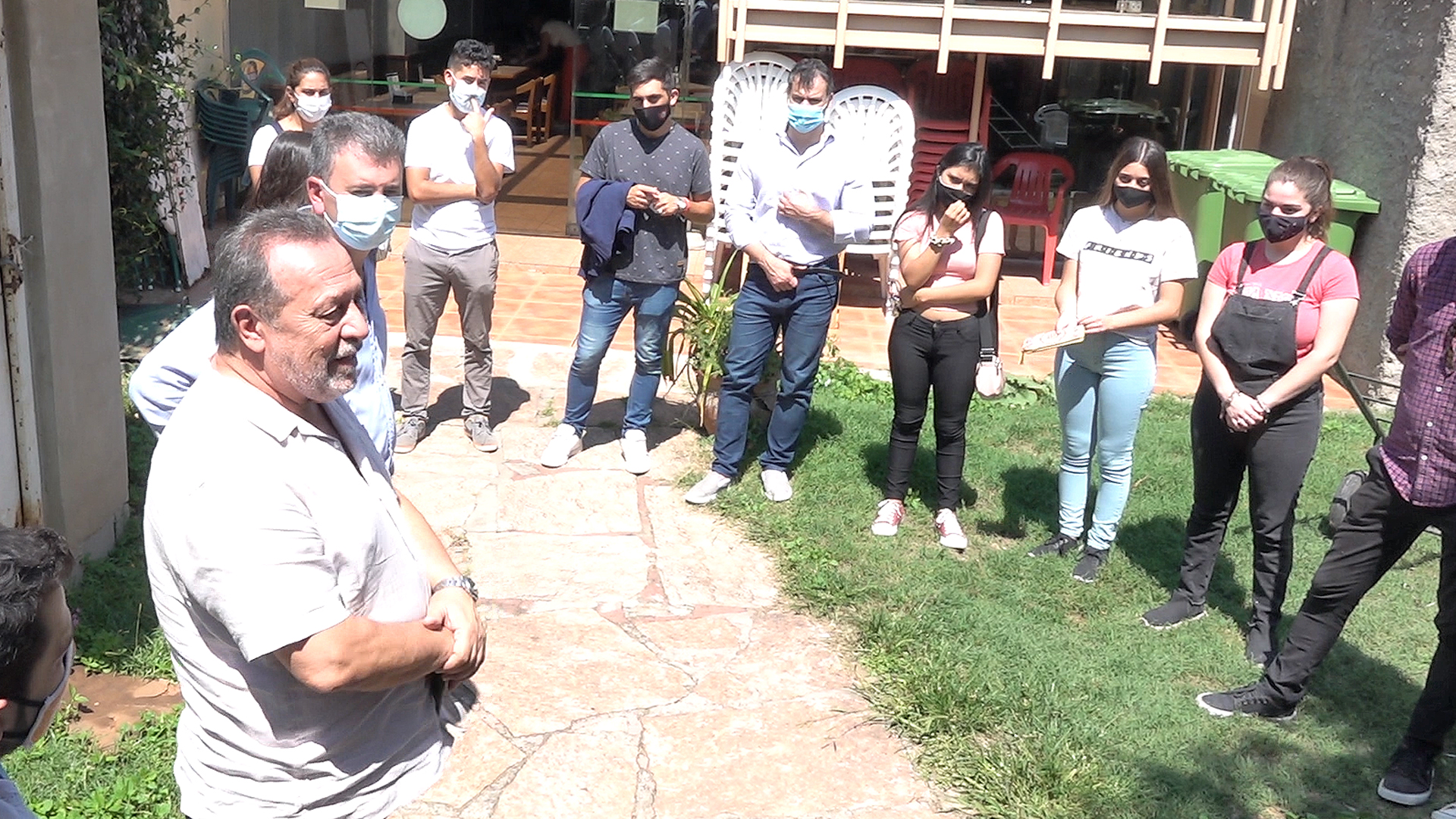 Consejo de la Juventud junto al ex ministro de turismo nacional