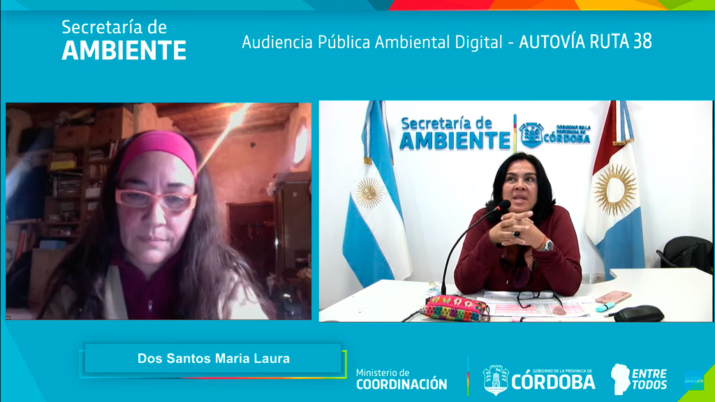 Audiencia Pública Ambiental Digital - Ruta 38 - Lunes 10/05