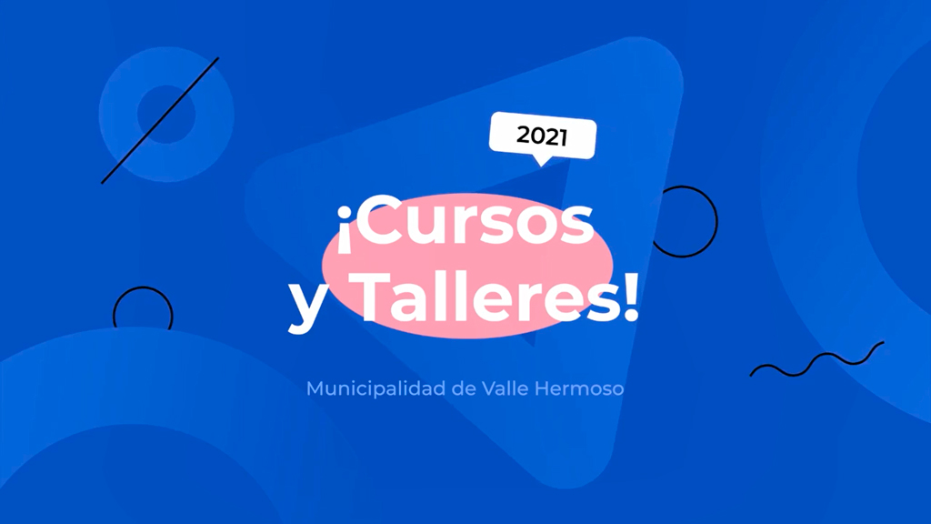Valle Hermoso: presentación de cursos y talleres 2021