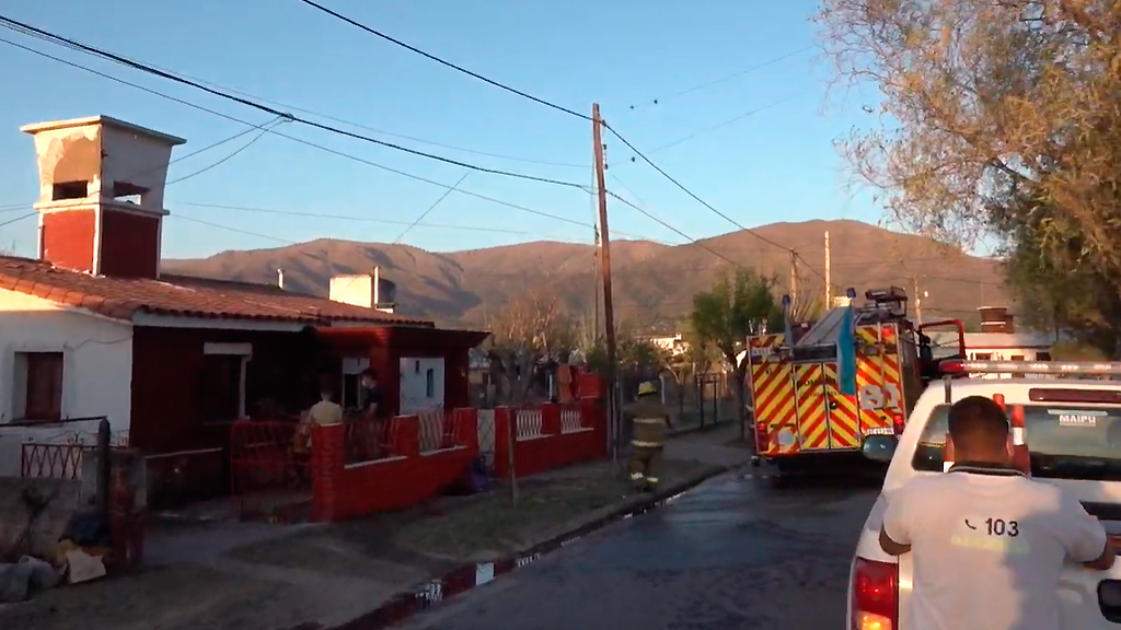 Principio de incendio en vivienda de Alto del Gigante