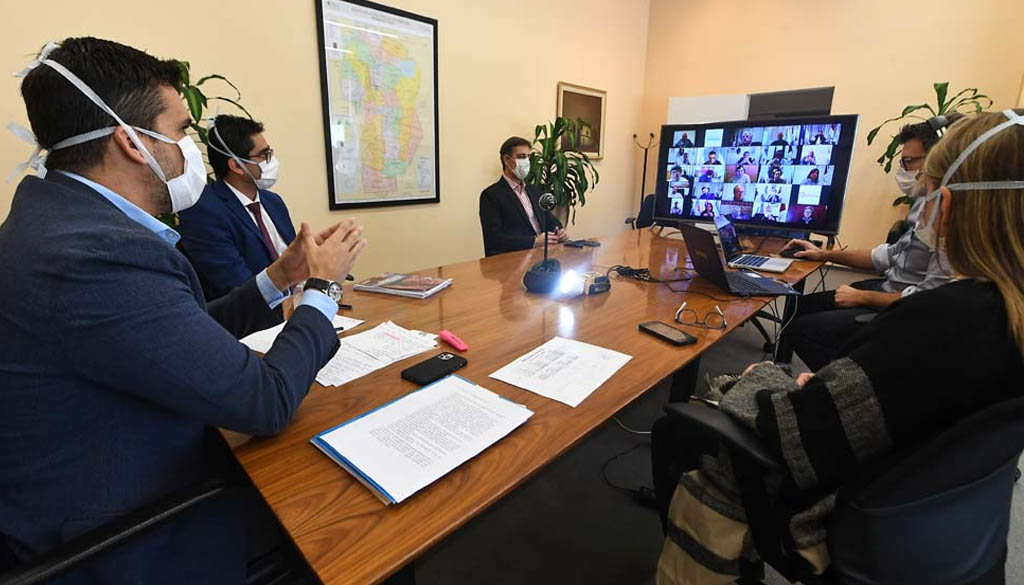 Se realizó la primera reunión por videoconferencia de la mesa Provincia-Municipios