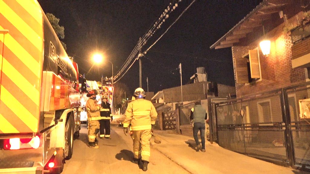 Principio de incendio en vivienda faldense