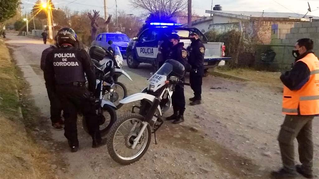 La Falda, allanaron y secuestraron una motocicleta