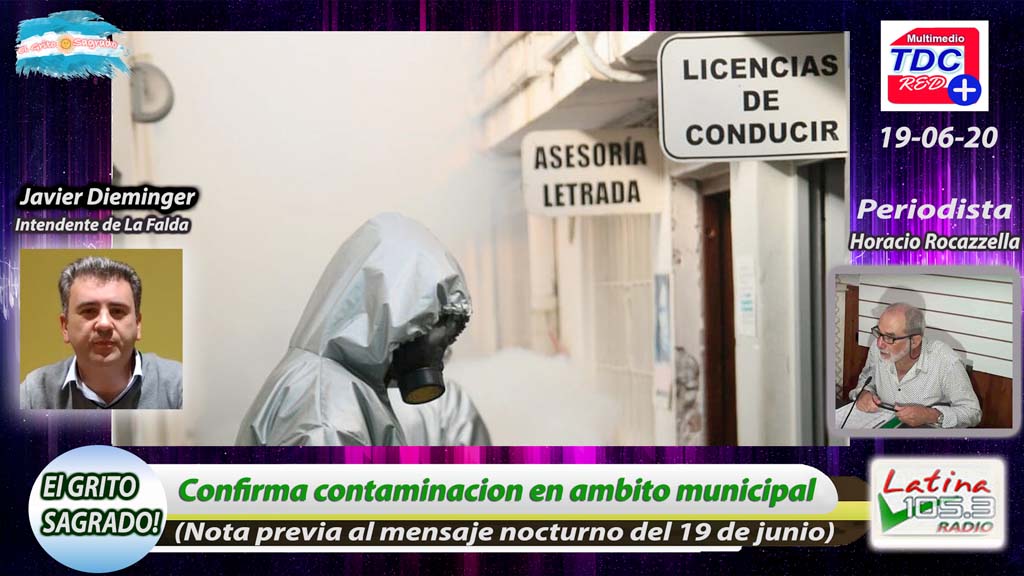 Dieminger confirma contaminación en ámbito municipal