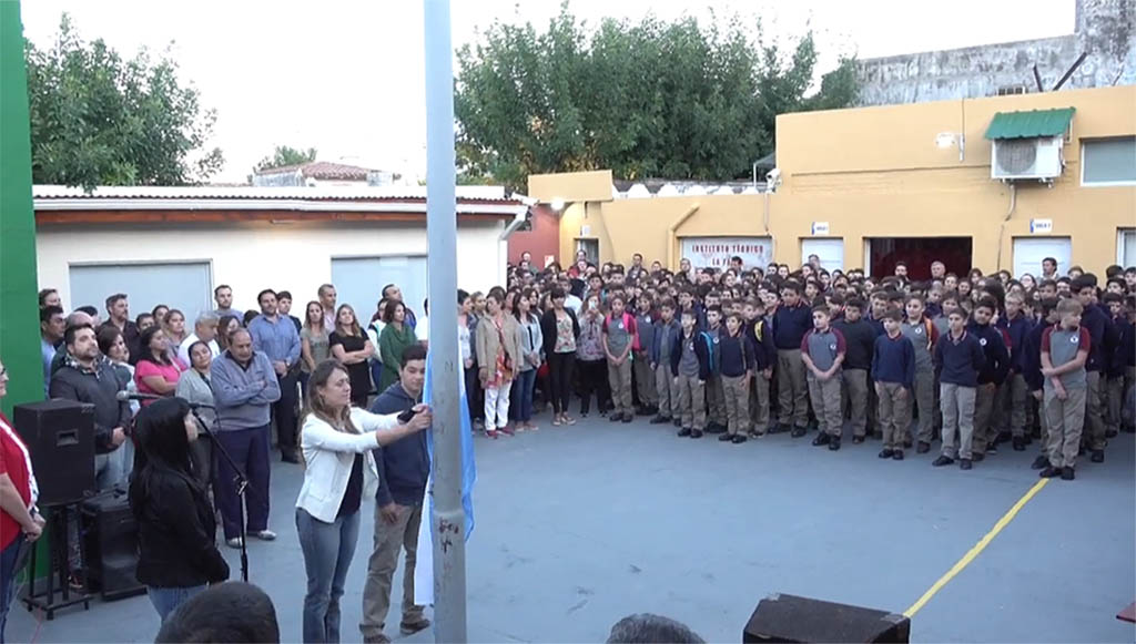 Acto de inicio del ciclo lectivo 2020 del Instituto Técnico La Falda