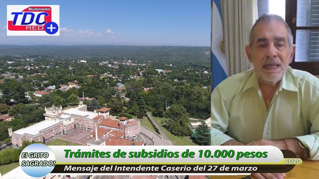 Valle Hermoso: Jorge Caserio explica subsidio y medidas de su gestión