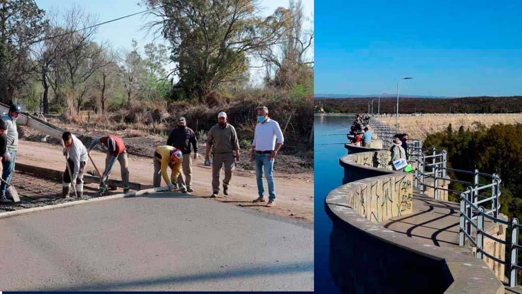 Cruz del Eje: obras viales en camino al dique y ruta 38