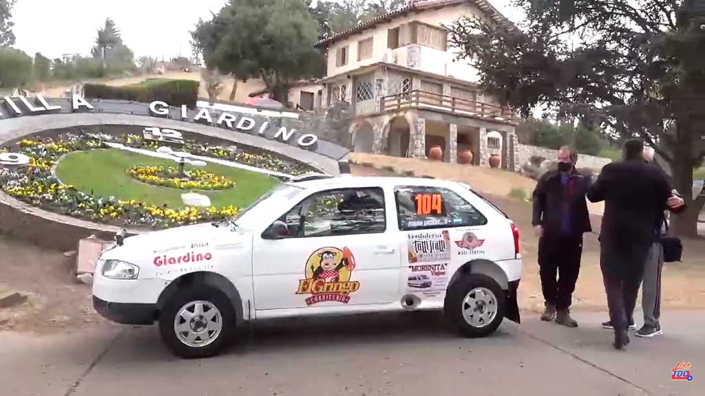 Auspicio municipal a deportista local de rally, Fabián Grosso