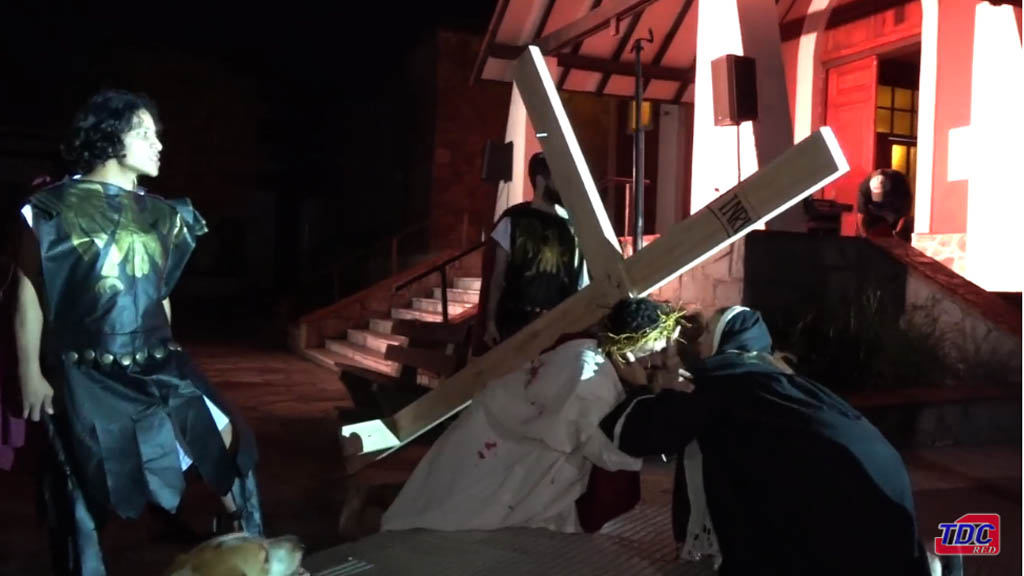 Viernes Santo. Vía Crucis viviente en Huerta Grande