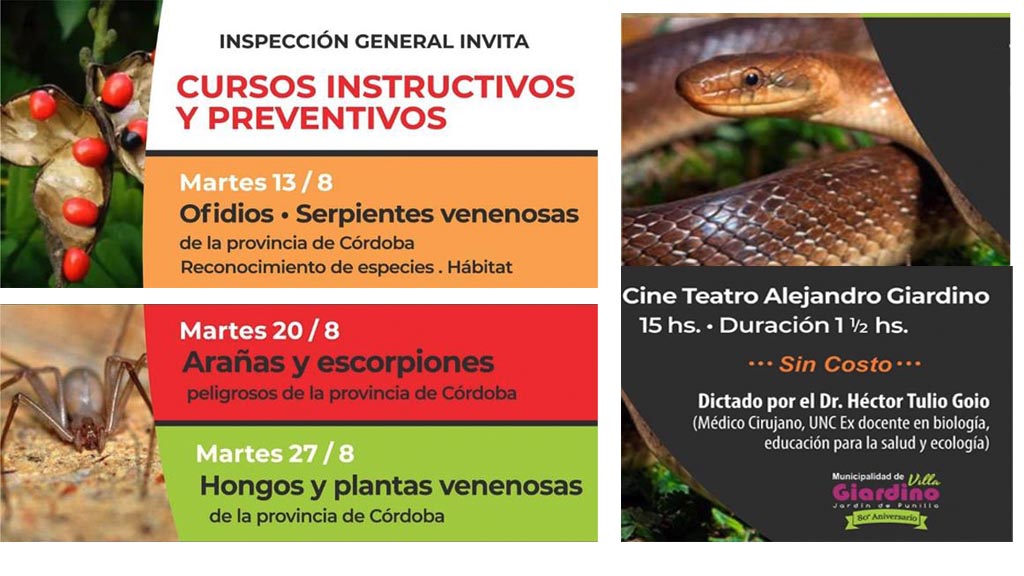 Comienzan los cursos Instructivo y Preventivos en Villa Giardino