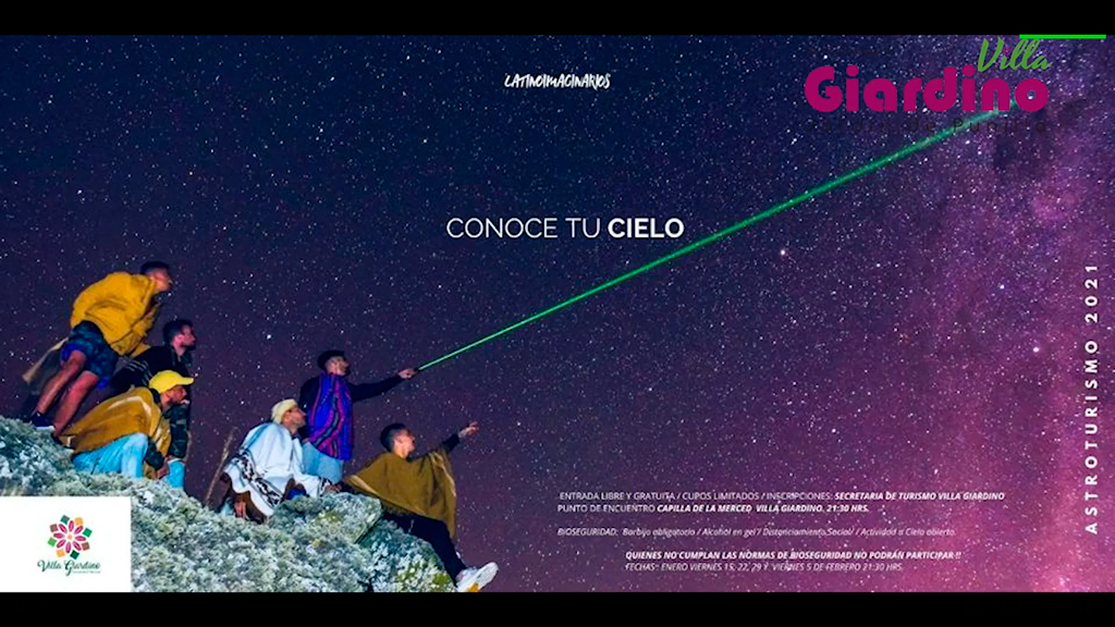 Turismo de Giardino te invita a conocer tu cielo