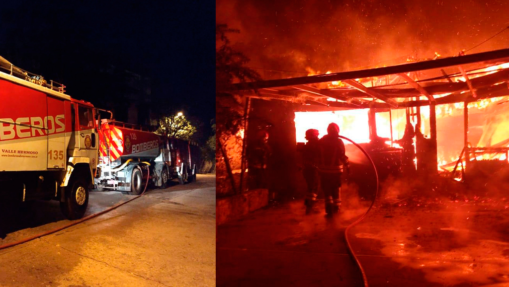 Una familia busca ayuda tras incendiarse su vivienda en Valle Hermoso