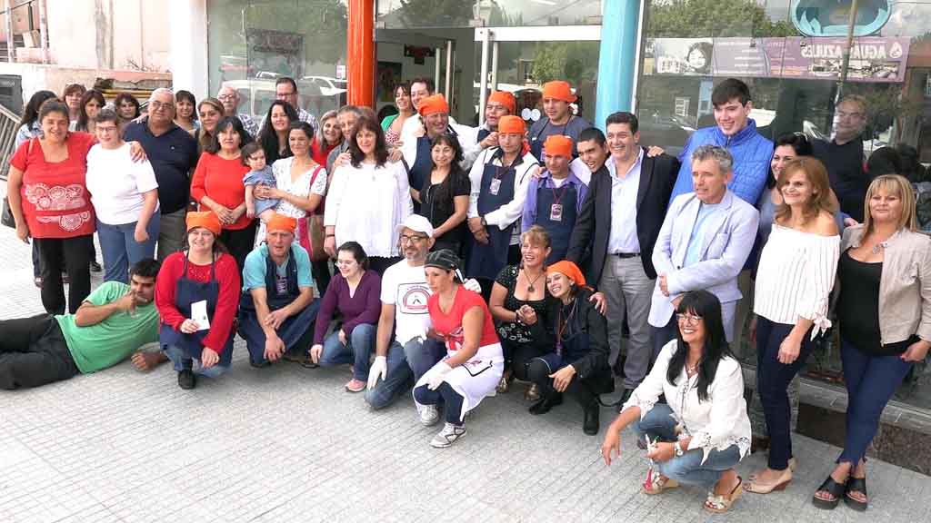 Inauguración del espacio productivo del “Programa La Falda Emprende”