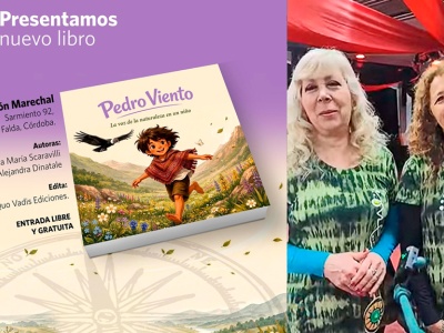 Presentan el libro "Pedro Viento": una obra interactiva sobre la naturaleza, la educación y la comunidad