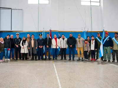Valle Hermoso conmemoró el paso a la inmortalidad del General José de San Martín