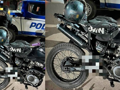 Valle Hermoso: detienen a un joven que circulaba en una moto adulterada