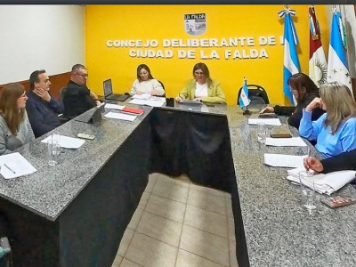 El Deliberante de La Falda trató expedientes sobre seguridad, patrimonio y proyectos locales