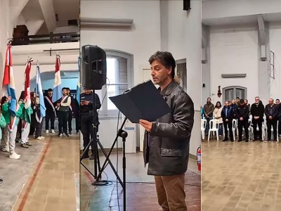 Villa Giardino rindió homenaje a San Martín y anunció importantes obras para la localidad