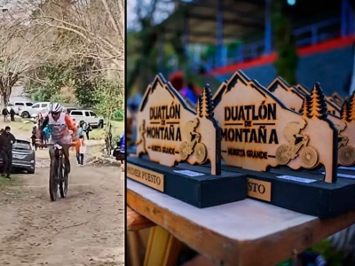 Huerta Grande vivió la primera edición del Duatlón de Montaña
