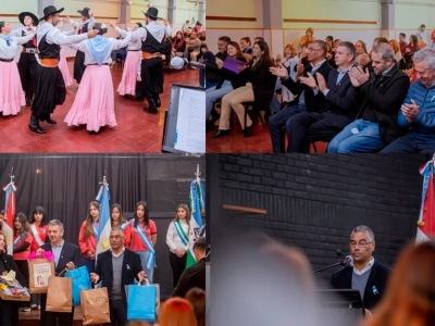 La Falda conmemoró el Día de la Independencia con un emotivo acto a cargo del IPEM 142