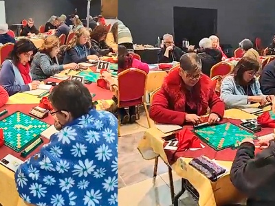La Falda fue sede del 5° Torneo de Scrabble con participantes de todo el país
