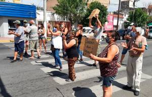 Crisis hídrica: protesta de vecinos indignados en Valle Hermoso