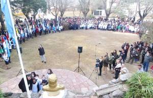 Villa Giardino: acto oficial y promesa en plaza Manuel Belgrano